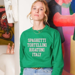 Sweat Vert Rigatoni FEMME Faubourg54