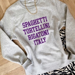 Sweat Gris Rigatoni FEMME Faubourg54