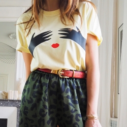 T-Shirt Femme Jaune Elettra by MaudParys Faubourg54 T-Shirt Femme Jaune Elettra by MaudParys Faubourg54