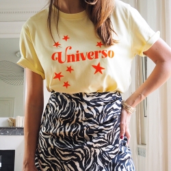 T-Shirt Jaune Universo by MaudParys T-shirts Faubourg54