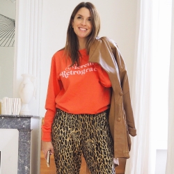 Sweat Femme Orange Mercurio by MaudParys Faubourg54 Sweat Femme Orange Mercurio by MaudParys Faubourg54