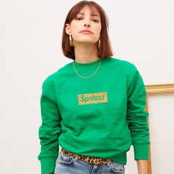 Sweat Vert Spritzz Gold Glitter FEMME Faubourg54