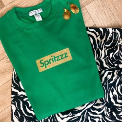 Sweat Vert Spritzz Gold Glitter FEMME Faubourg54