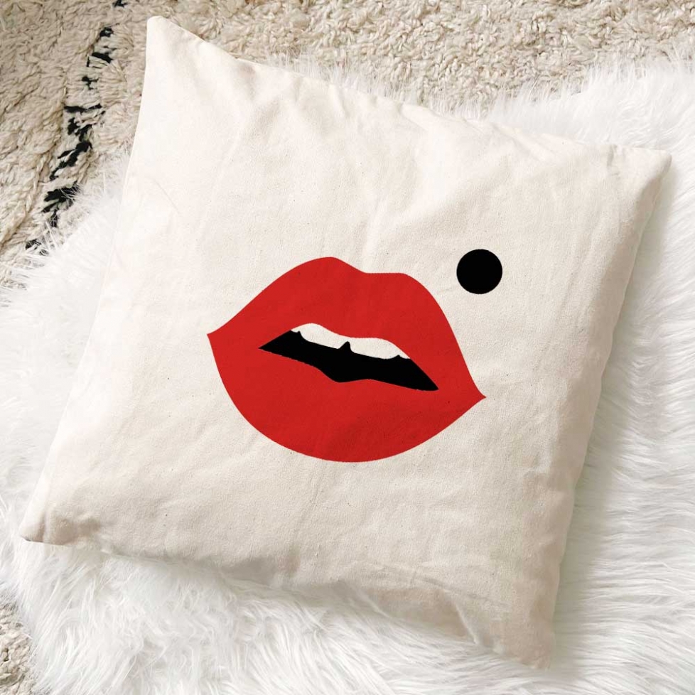 Housse de Coussin Cindy Rouge