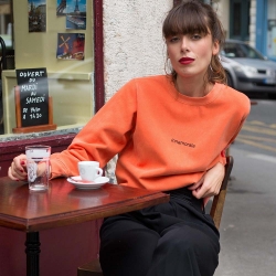 Orange Sweatshirt Innamorata