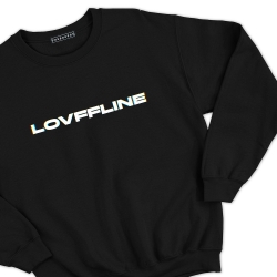 Sweatshirt noir Lovffline Faubourg 54