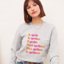 Sweat Gris Spritzer