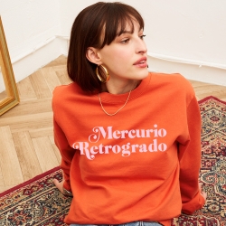 Orange Sweatshirt Mercurio by MaudParys