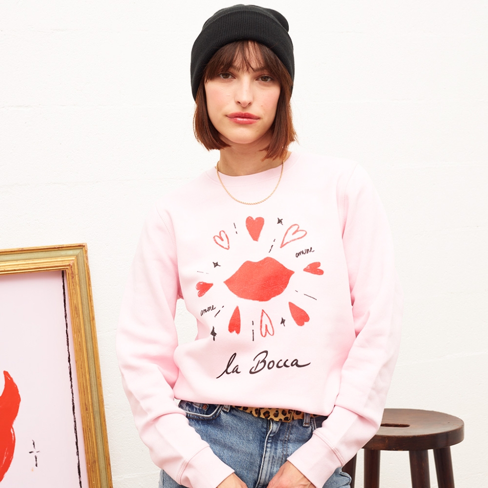 Sweat Femme Rose Bocca Faubourg54