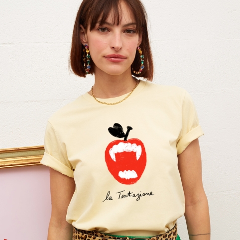 T-Shirt Jaune Tentazione T-shirts Faubourg54