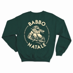 Sweat vert Homme Babbo Natale Faubourg 54