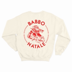 Sweat crème Homme Babbo Natale Faubourg 54