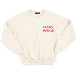 Sweat crème Homme Babbo Natale Faubourg 54