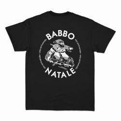 T-shirt Noir Babbo Natale Faubourg 54 Homme