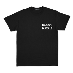 T-shirt Noir Babbo Natale Faubourg 54 Homme