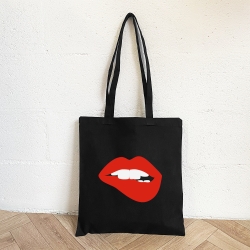 Tote Bag noir Bouche Martina Faubourg54