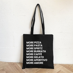 Tote Bag Noir More is More Faubourg54