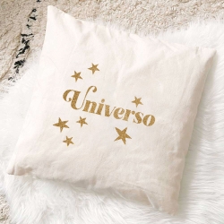 Pillow Cover Universo Gold Glitter
