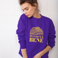 Sweat Tutto Va Bene Coupe Oversize Femme Faubourg 54 Sweat Tutto Va Bene Coupe Oversize Femme Faubourg 54