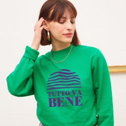 Sweat Tutto Va Bene Coupe Oversize Femme Faubourg 54 Sweat Tutto Va Bene Coupe Oversize Femme Faubourg 54
