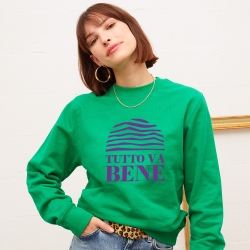 Sweat Tutto Va Bene Coupe Oversize Femme Faubourg 54 Sweat Tutto Va Bene Coupe Oversize Femme Faubourg 54