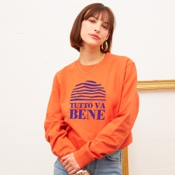 Sweat Tutto Va Bene Coupe Oversize Femme Faubourg 54 Sweat Tutto Va Bene Coupe Oversize Femme Faubourg 54