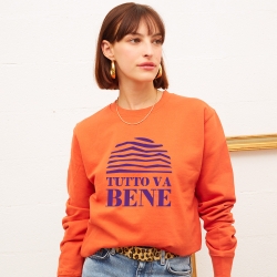 Sweat Tutto Va Bene Coupe Oversize Femme Faubourg 54 Sweat Tutto Va Bene Coupe Oversize Femme Faubourg 54