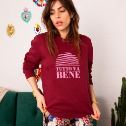 Sweat Coupe Droite Tutto Va Bene