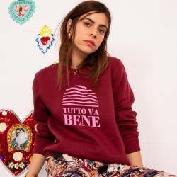 Sweat Coupe Droite Tutto Va Bene