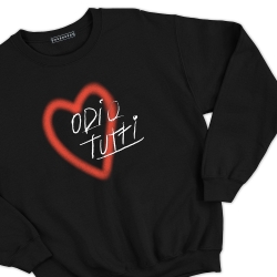 Sweat noir Odio Tutti Faubourg 54 homme Sweat noir Odio Tutti Faubourg 54 homme
