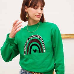 Sweat Vert Arcobaleno