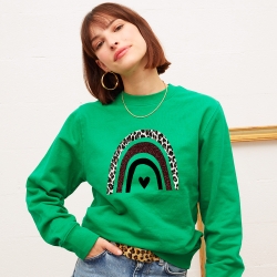 Sweat Vert Arcobaleno