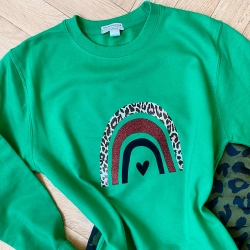 Sweat Vert Arcobaleno