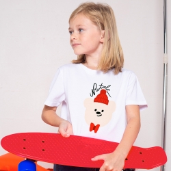 T-Shirt Blanc Orsetto Enfant