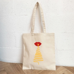 Tote Bag Bouche Natale Faubourg54 crème