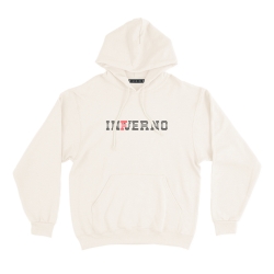 Sweat à capuche crème In(f)verno Faubourg 54 Homme