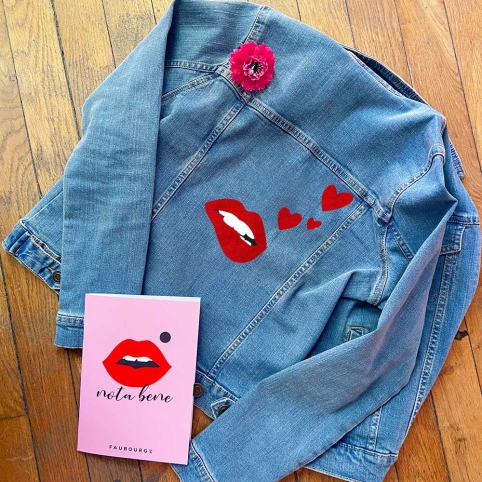Veste en jeans Bouche Martina Loves