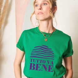 t-shirt vert tutto va bene Faubourg 54