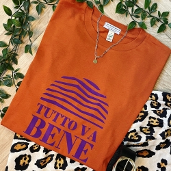 t-shirt rouille tutto va bene Faubourg 54 t-shirt rouille tutto va bene Faubourg 54
