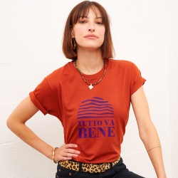 t-shirt rouille tutto va bene Faubourg 54 t-shirt rouille tutto va bene Faubourg 54