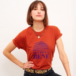 t-shirt rouille tutto va bene Faubourg 54