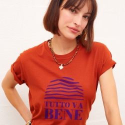 t-shirt rouille tutto va bene Faubourg 54 t-shirt rouille tutto va bene Faubourg 54