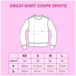 Sweat Xoxo Coupe Droite FAUBOURG 54 FEMME
