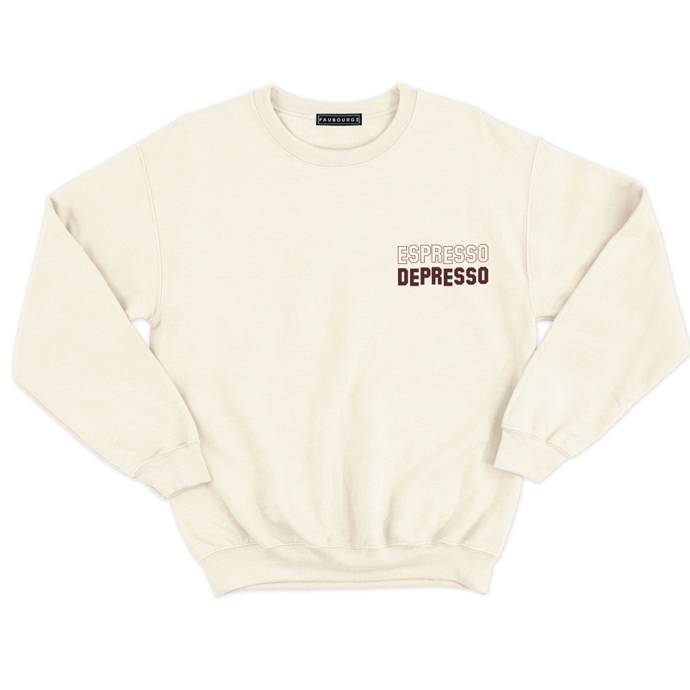 Sweat Espresso Depresso FAUBOURG 54 HOMME