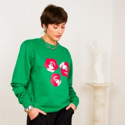 Sweat Vert Dolcezza Faubourg 54 FEMME Sweat Vert Dolcezza Faubourg 54 FEMME