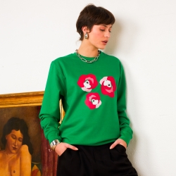 Sweat Vert Dolcezza Faubourg 54 FEMME Sweat Vert Dolcezza Faubourg 54 FEMME