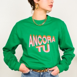 Sweat Vert Ancora Tu FEMME Faubourg 54 Sweat Vert Ancora Tu FEMME Faubourg 54