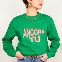 Sweat Vert Ancora Tu FEMME Faubourg 54