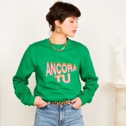 Sweat Vert Ancora Tu FEMME Faubourg 54