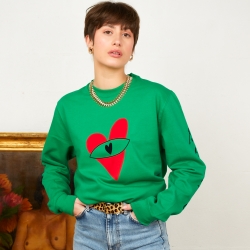 Sweat Vert Sogno FEMME Faubourg 54 Sweat Vert Sogno FEMME Faubourg 54